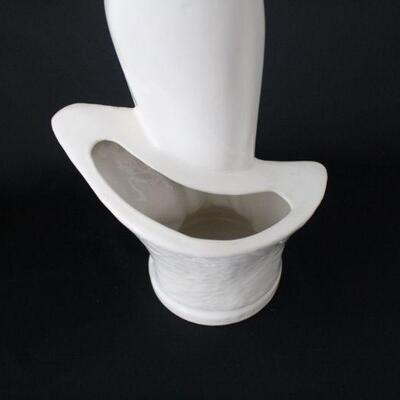 Lot #230: Virgin Mary with Baby Jesus Ceramic Vase 