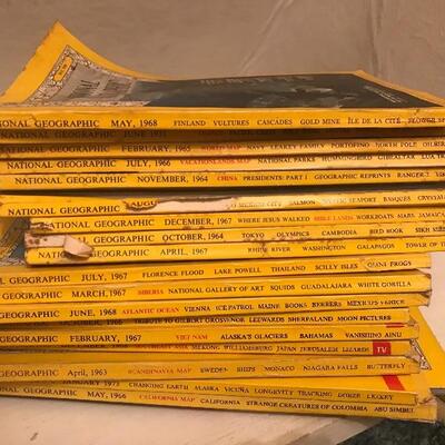 Lot 103SB:  Vintage National Geographicâ€™s 
