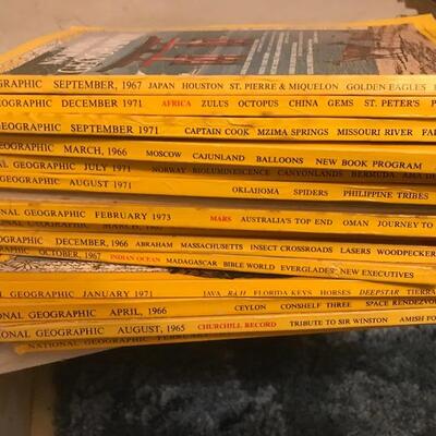 Lot 103SB:  Vintage National Geographicâ€™s 