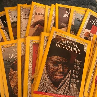 Lot 103SB:  Vintage National Geographicâ€™s 