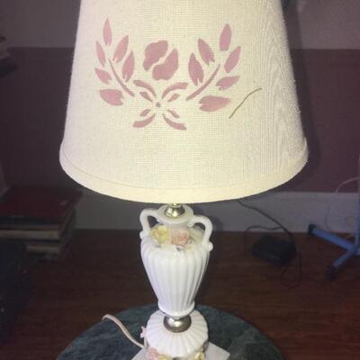 Lot 115B2: Plant Stand, Milk Glass Snack Sets and More