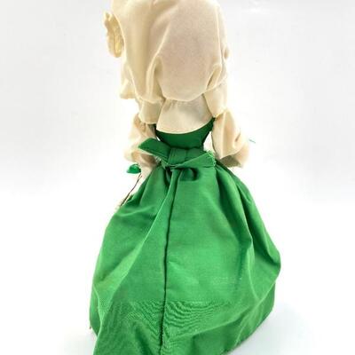 VINTAGE BRADLEY DOLL W/ GREEN DRESS