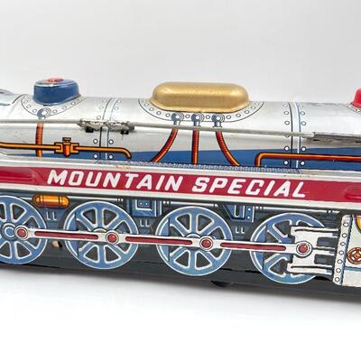 VINTAGE MOUNTAIN SPECIAL #3671 TIN TOY TRAIN