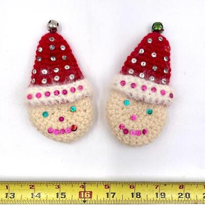 CROCHETED SANTA CHRISTMAS DECOR