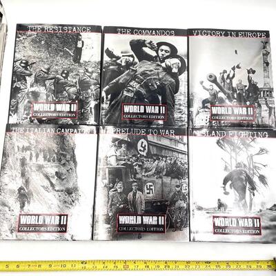 WORLD WAR 2 COLLECTORS EDITION BOOKS SET OF 6