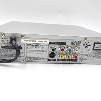 KOSS KS4110 DVD PLAYER W/ REMOTE