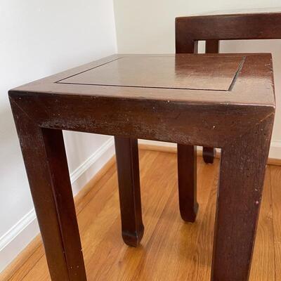 Lot 153 - Henredon Checkered Nesting Tables