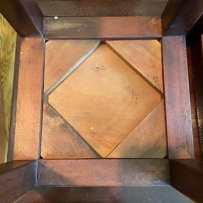 Lot 153 - Henredon Checkered Nesting Tables
