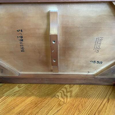 Lot 153 - Henredon Checkered Nesting Tables