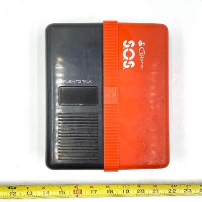 VINTAGE COBRA 39LTD S.O.S. EMERGENCY CB RADIO