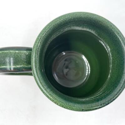 DENEEN POTTERY â€œBULL SHOALS-WHITE RIVER STATE PARK, ARKANSASâ€ GREEN MUG