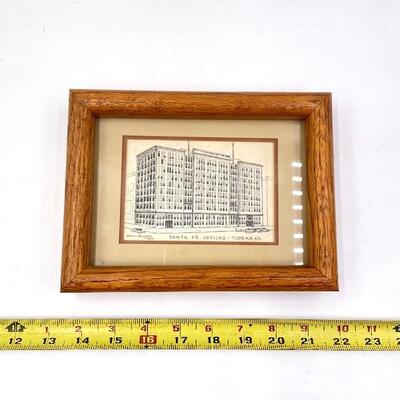 1982 DEANE BURGESS â€œSANTA FE OFFICES TOPEKA KSâ€ ARTWORK