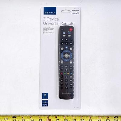 INSIGNIA 2-DEVICE UNIVERSAL REMOTE