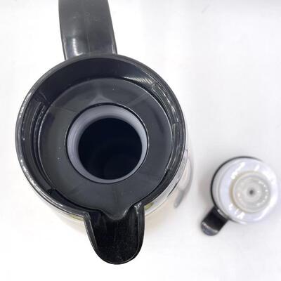 GEVALIA STAINLESS STEEL INSULATED COFFEE CARAFE