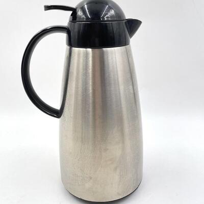 GEVALIA STAINLESS STEEL INSULATED COFFEE CARAFE