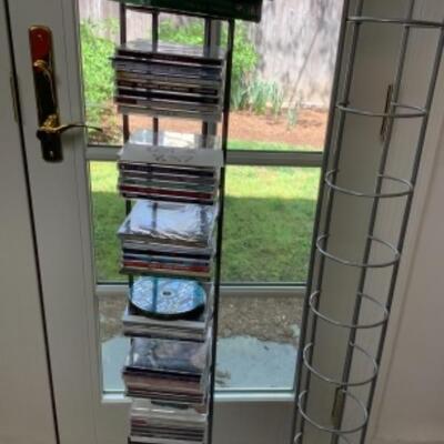 G - 837 Two Metal CD Holders 