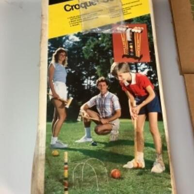 G - 840 Vintage Croquet Set 