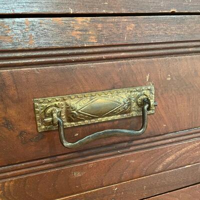 Lot 157 - Antique Marble Top Vanity