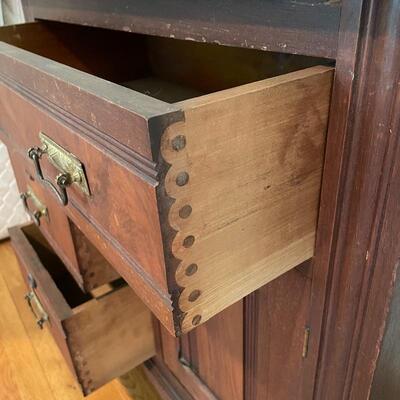 Lot 157 - Antique Marble Top Vanity