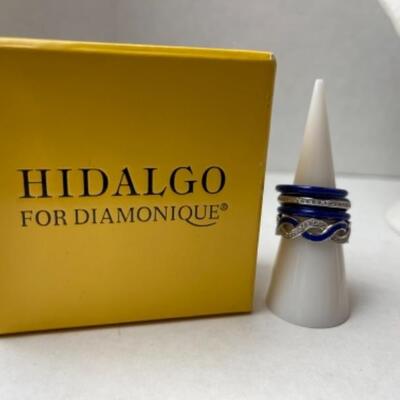 K655 NÃ©w  Hidalgo for Diamonique Stacking Enamel Rings 