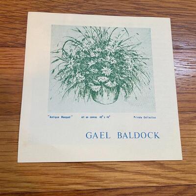 Lot 158 - Gael Baldock Floral Oil Painting 