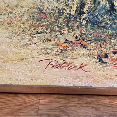 Lot 158 - Gael Baldock Floral Oil Painting 