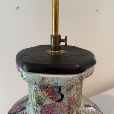 Lot 159 - Matching Hand Painted Lamps