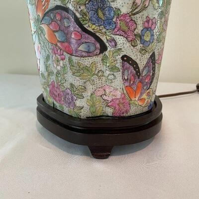 Lot 159 - Matching Hand Painted Lamps