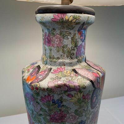 Lot 159 - Matching Hand Painted Lamps