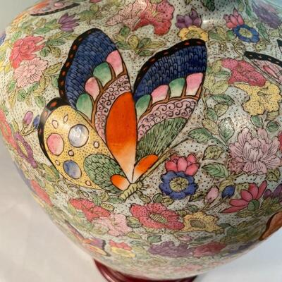 Lot 159 - Matching Hand Painted Lamps