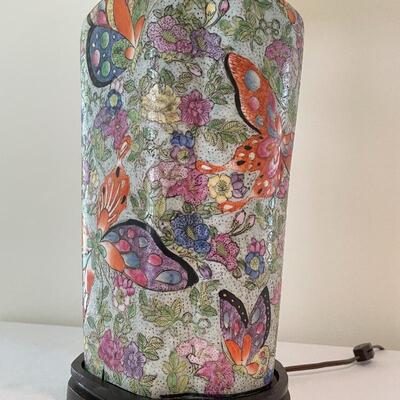 Lot 159 - Matching Hand Painted Lamps