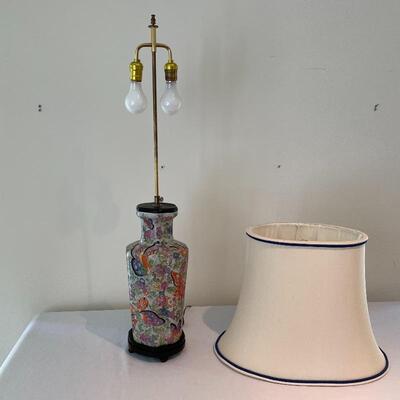 Lot 159 - Matching Hand Painted Lamps