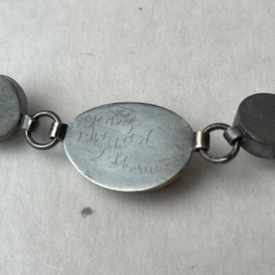 K659 Sterling, 14k Yellow Gold, Pearl Necklace and Earrings by Linda Steinworth