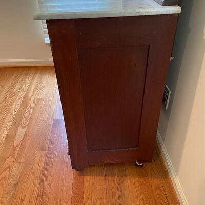 Lot 160 - Victorian Era Marble Top Dresser