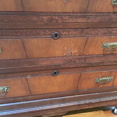 Lot 160 - Victorian Era Marble Top Dresser
