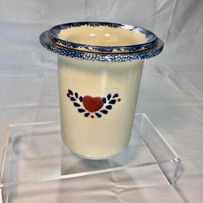 American Country Pottery Cold Dip Crock 