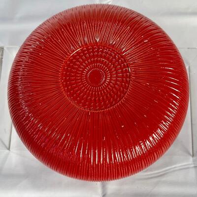 Red Back-Painted Candy  Bowl