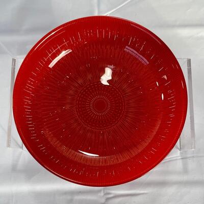 Red Back-Painted Candy  Bowl