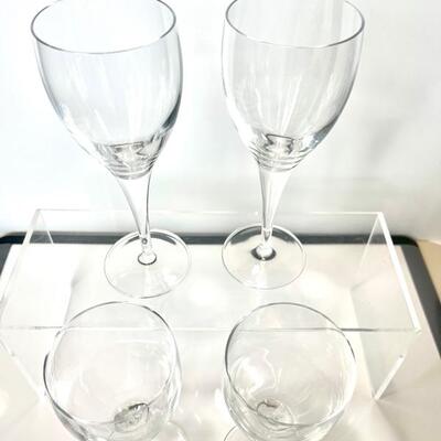 Blown Crystal Wine Glass