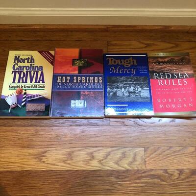 Lot 161 - Signed NC Books & Knoxville Topo Map