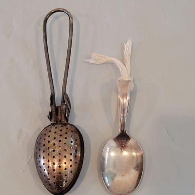Lot 7: Vintage Baby Spoon and Teaball Spoon
