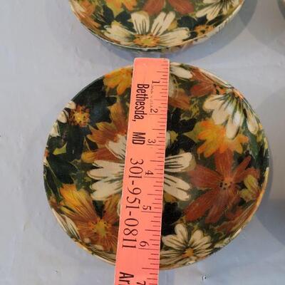 Lot 10: (4) Vintage Mid Century Modern Fiberglass Salad Bowls