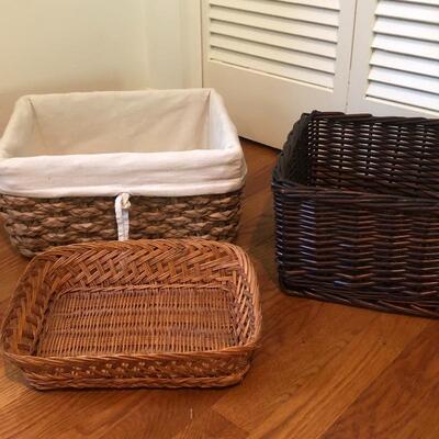 Lot 162 - Large Assortment of Baskets