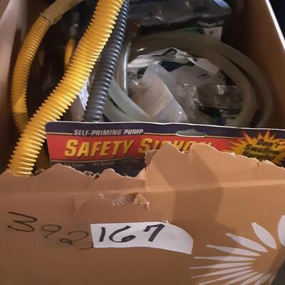 lot 167 - Asstd connectors, hose,etc. - see descr(23)