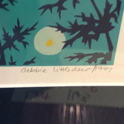 Lot 163 - Three Signed Debbie Littledeer Art w/ COAs