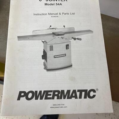 815-PowerMatic Model: 54A Planer