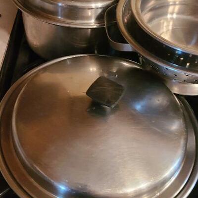 Lot 210: Stainless Steel Pots & Pans