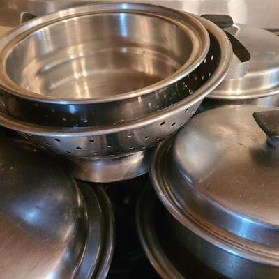Lot 210: Stainless Steel Pots & Pans