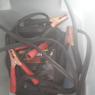 lot 173- 1 Diehard Battery charger, 1 New heavy duty battery cables, 1 battery cables 