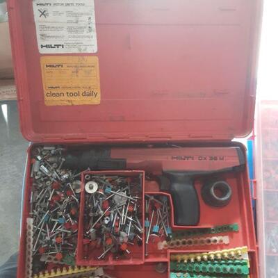 lot 174 =Hilti dremel with bits